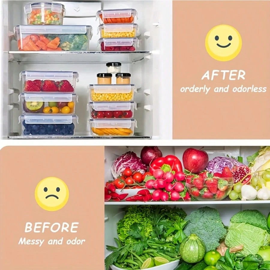 24/32/48 Pack Food Storage Containers With Airtight Lids, Meal Prep Containers, Lunch Office Meal For Freezer And Dishwasher.（food-grade PP）