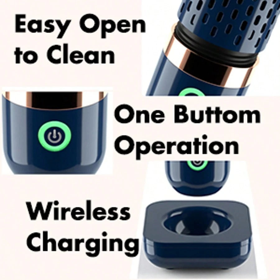 Portable Fruit And Vegetable Cleaner, IPX7, Waterproof, Portable Fruit Purifier Wireless 3000mAh Rechargeable For Fruit And Seafood, Rice, Meat