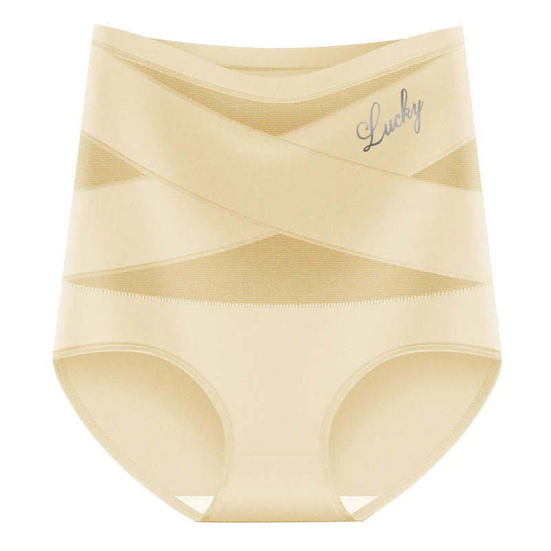 ✨LAST DAY BUY 1 GET 2 FREE✨Plus-Size High-Waist Cross Tummy Control Panties