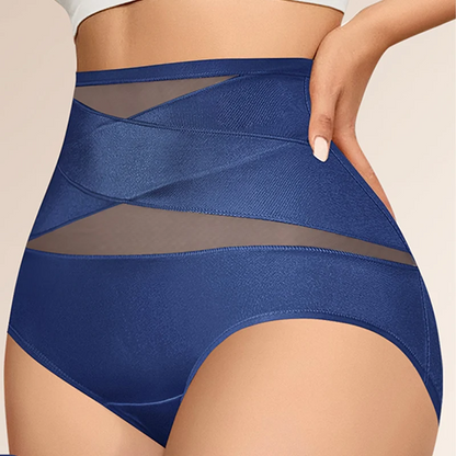 ✨LAST DAY BUY 1 GET 2 FREE✨Plus-Size High-Waist Cross Tummy Control Panties