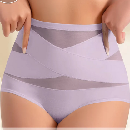 ✨LAST DAY BUY 1 GET 2 FREE✨Plus-Size High-Waist Cross Tummy Control Panties